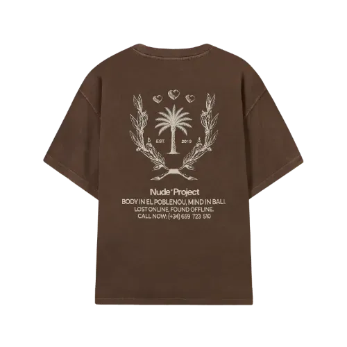 Camiseta Nude Project Nusa Tee Brown