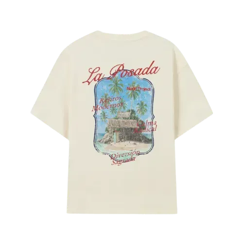 Camiseta Nude Project La Posada Tee Cream