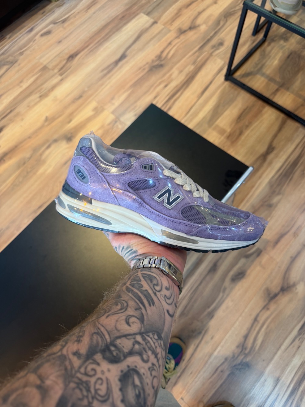New Balance 991 Made In UK Grounded Pastels Dusk Purple Sage