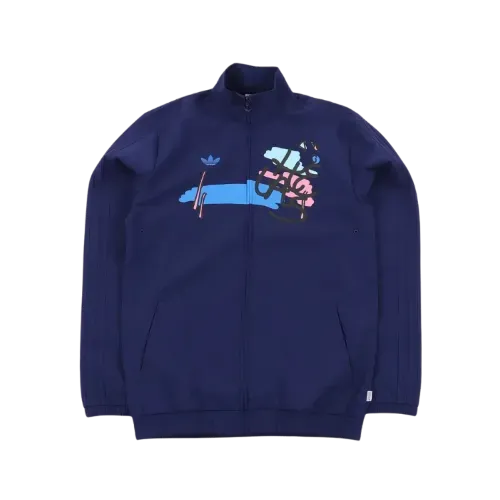 Hélas x adidas Jaqueta Skateboarding Tracksuit Dark Blue - Droper