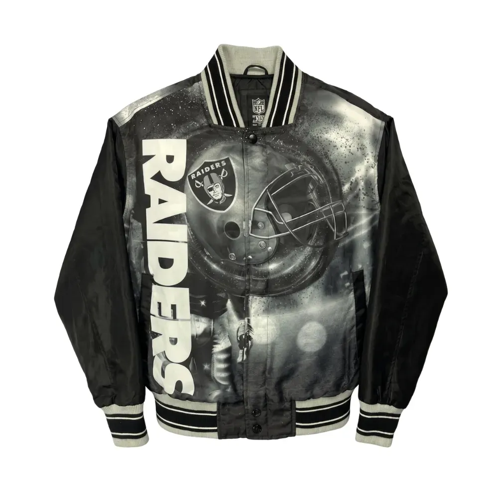 NFL RAIDERS レザー　ジャケット Mサイズ 楽天市場】レイダース スタジャン（メンズファッション）の通販 ウォームアップウェア