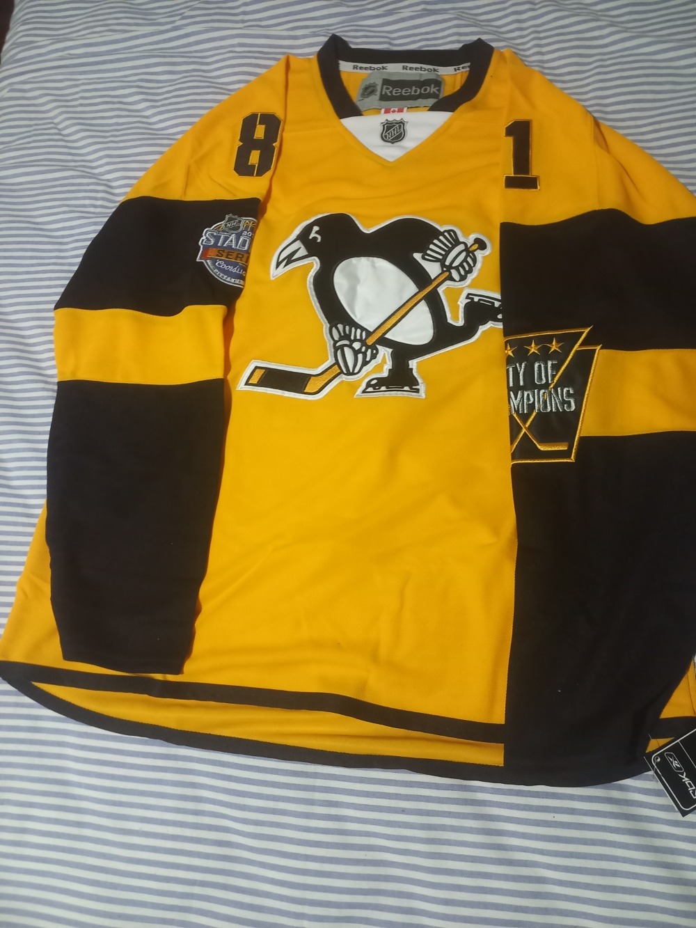Camisa Reebok hockey pittsburgh penguins