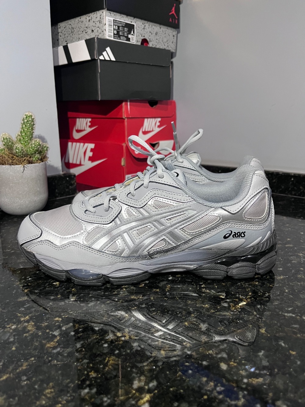 Asics Gel-NYC Mid Grey Sheet Rock