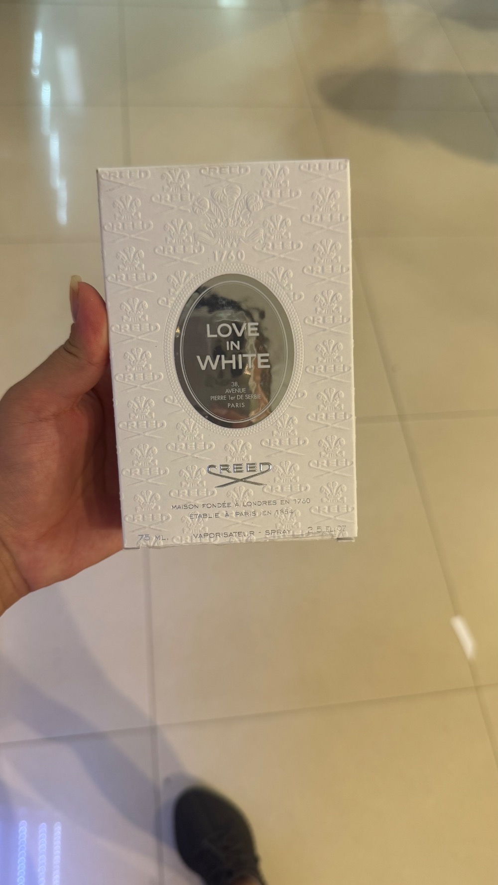 Perfume Creed Love In White For Summer 75ml — único, Novo