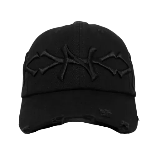 Boné oMA Studios NY Distressed Black White - Droper