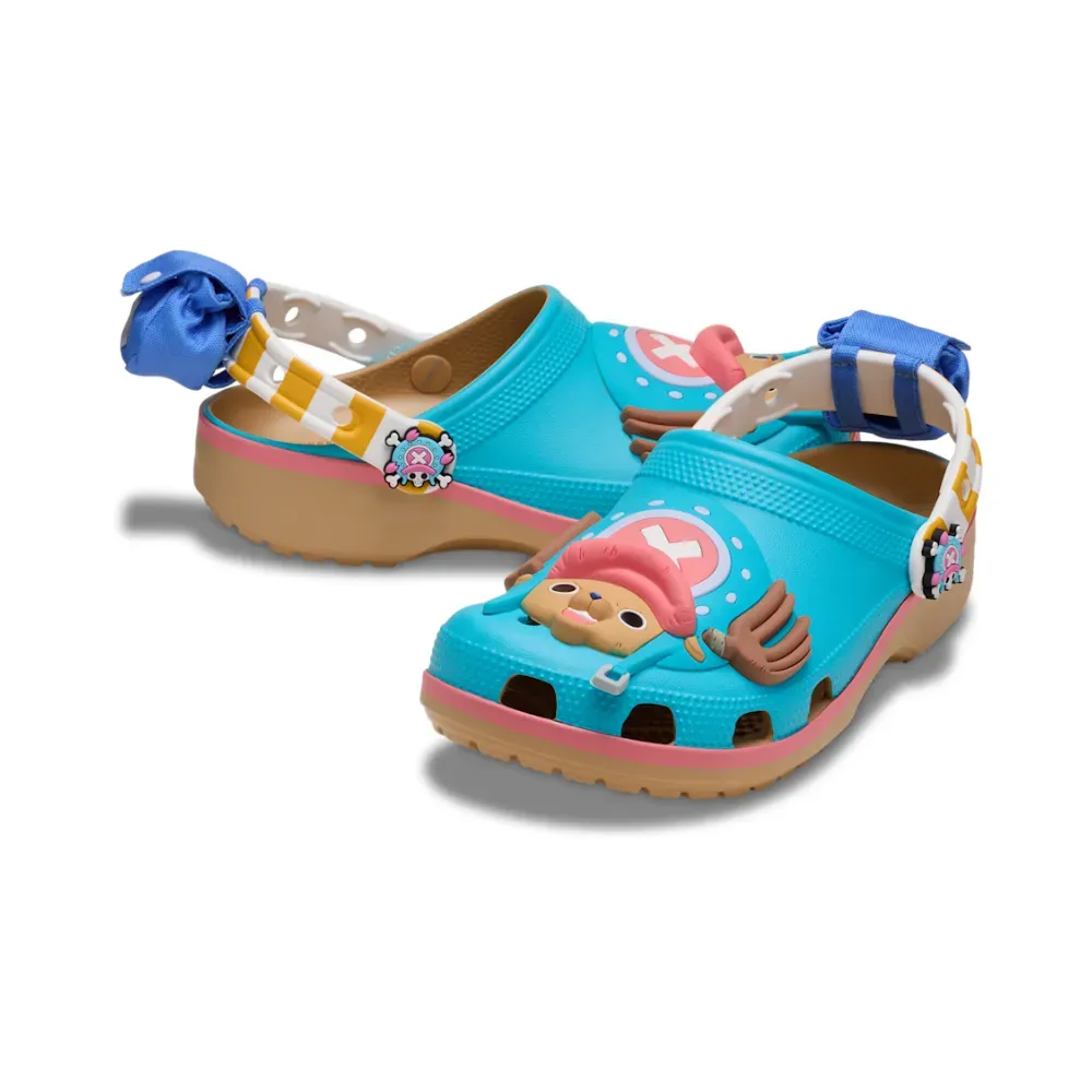 One Piece x Crocs Classic Clog Chopper Blue Brown - Droper
