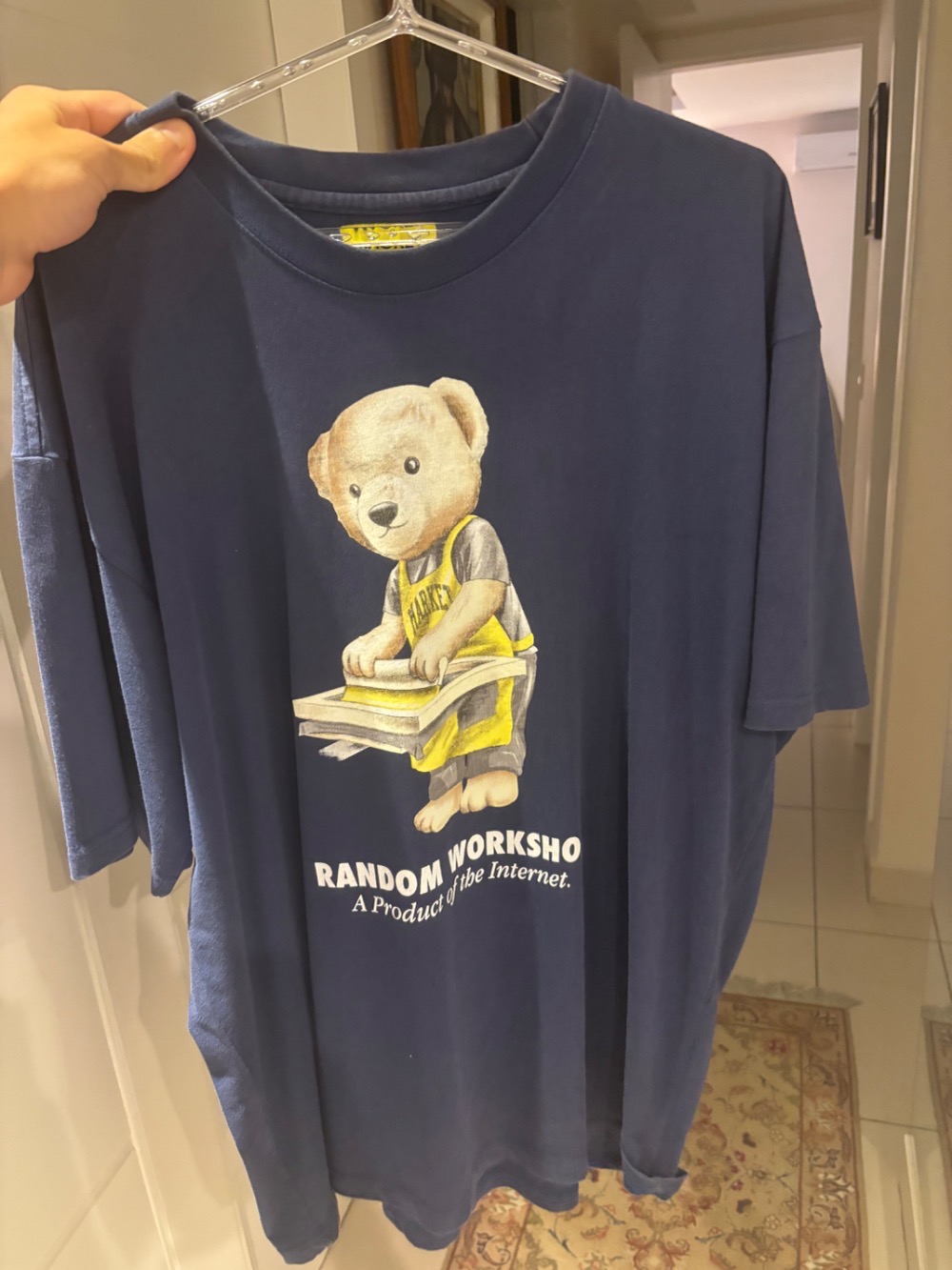 Camiseta Market Random Workshop - Azul Large