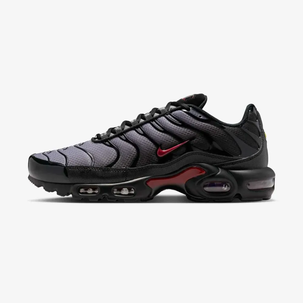 Nike Air Max Plus Black Pencil Point Team Crimson - Droper