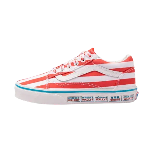 Where's Waldo? x Vans Old Skool Red White