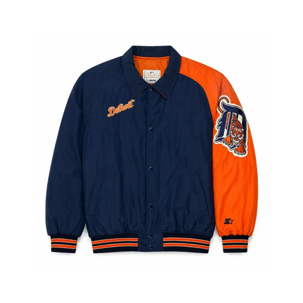 Jaqueta Starter Vintage MLB Detroit Tigers - Droper