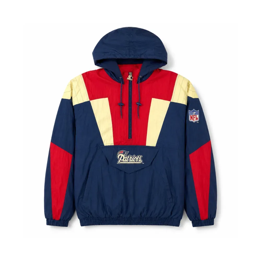 Jaqueta Starter Vintage New England Patriots NFL Pullover - Droper
