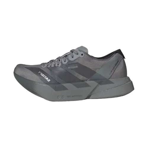 Satisfy x adidas Adizero Adios Pro 4 Core Black Grey Five Grey Three