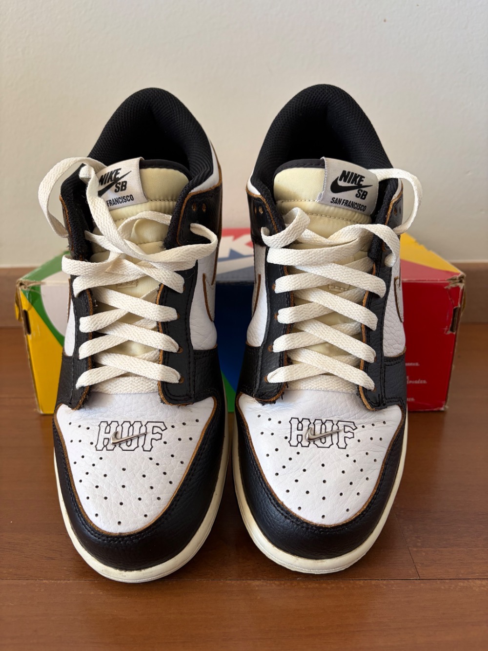 HUF x Nike SB Dunk Low San Francisco — 40, Usado