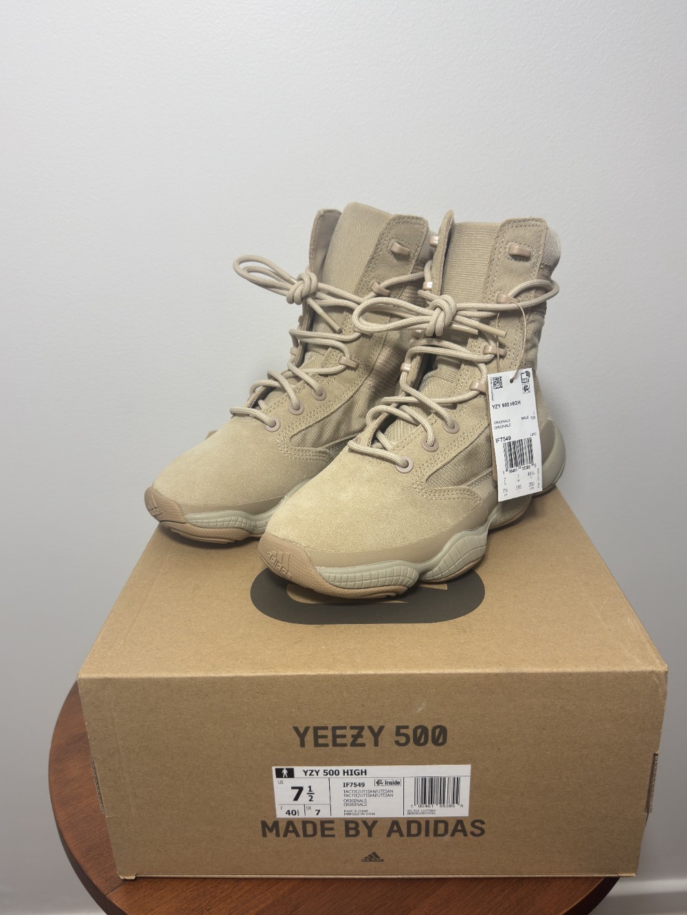 Yeezy 500 High Tactical Boot Sand