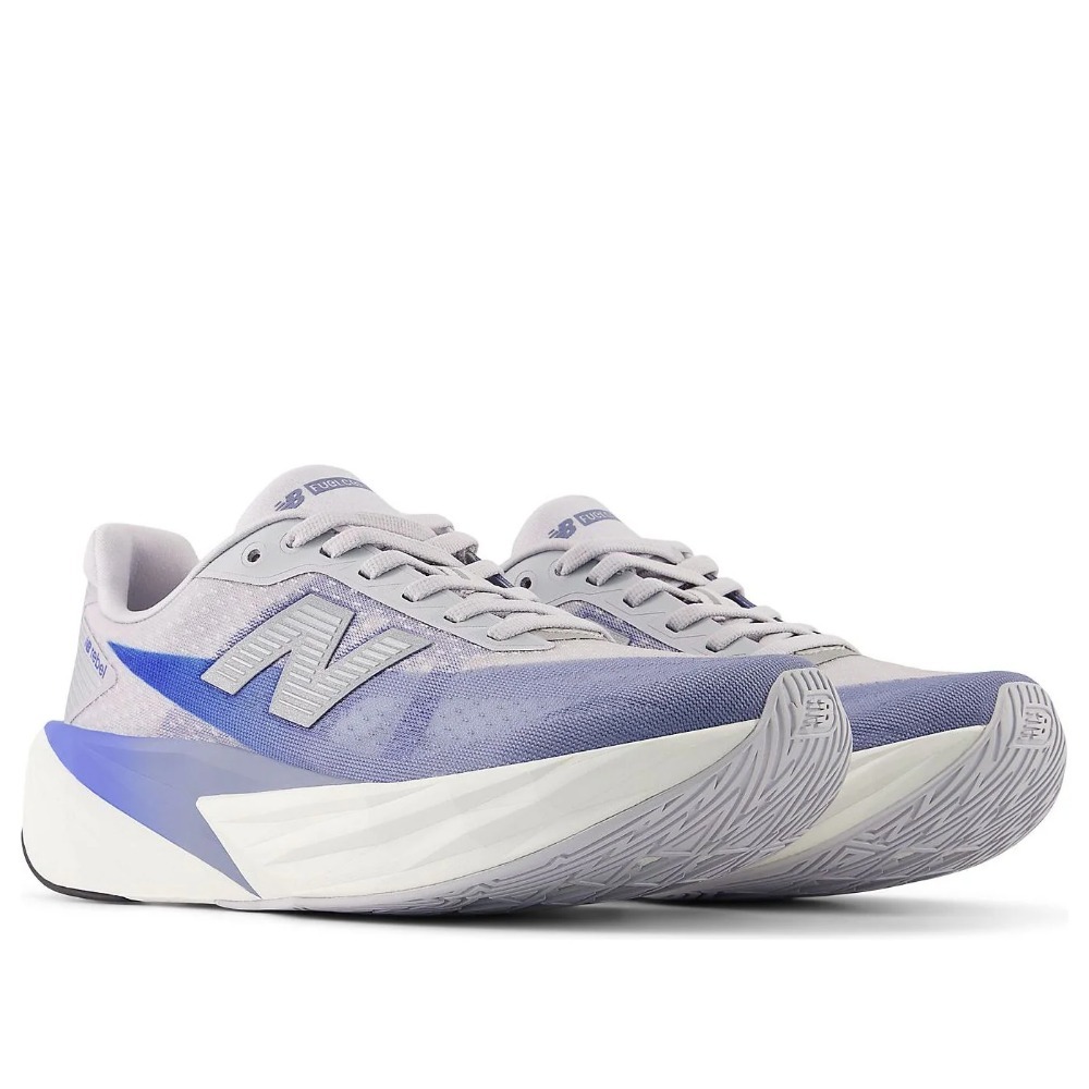 New Balance FuelCell Rebel v5 Pearl Grey Dusk Shower Blue Bird — 34 / 35 / 35.5 / 36 / 37 / 37.5 / 38 / 39 / 39.5 / 40 / 40.5 / 41 / 42 / 42.5 / 43 / 43.5 / 44 /