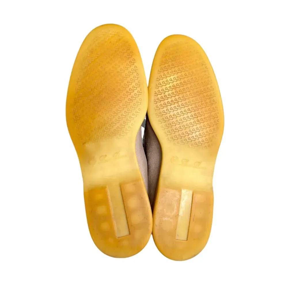 loro piana サマーソール Loro Piana Summer Walk Slip On Suede Tan - Droper