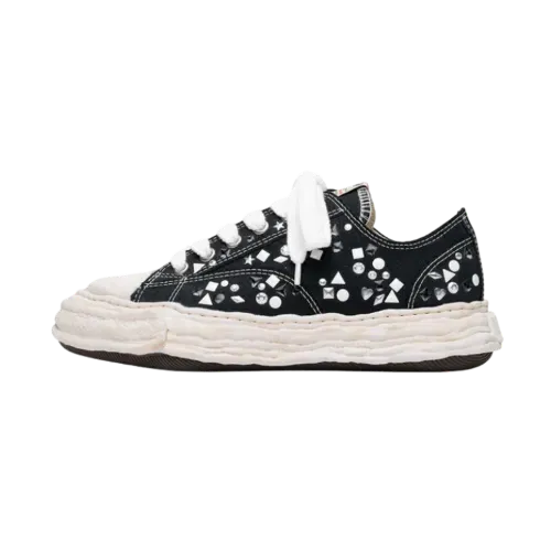 Maison Mihara Yasuhiro Peterson 23 Embellished Canvas Black