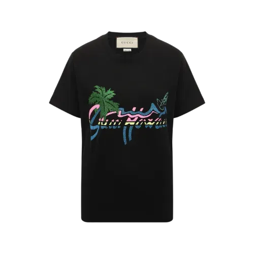 Camiseta Gucci Hawaii Black