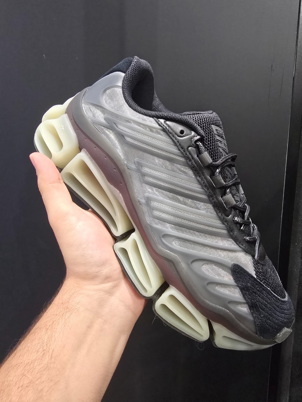 Willy Chavarria x adidas Megaride AG Core Black Putty Grey