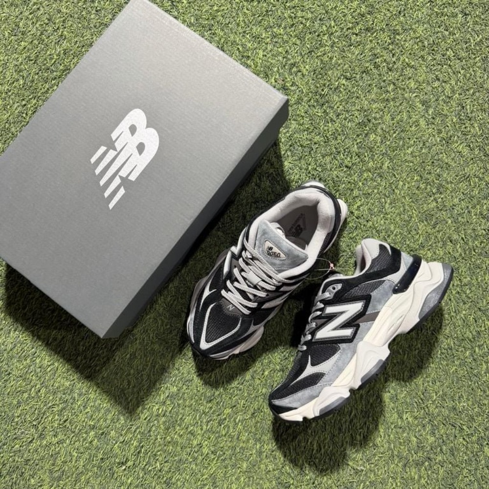 New Balance 9060 Black Grey — 35 / 35.5 / 36 / 37 / 37.5 / 38, Novo