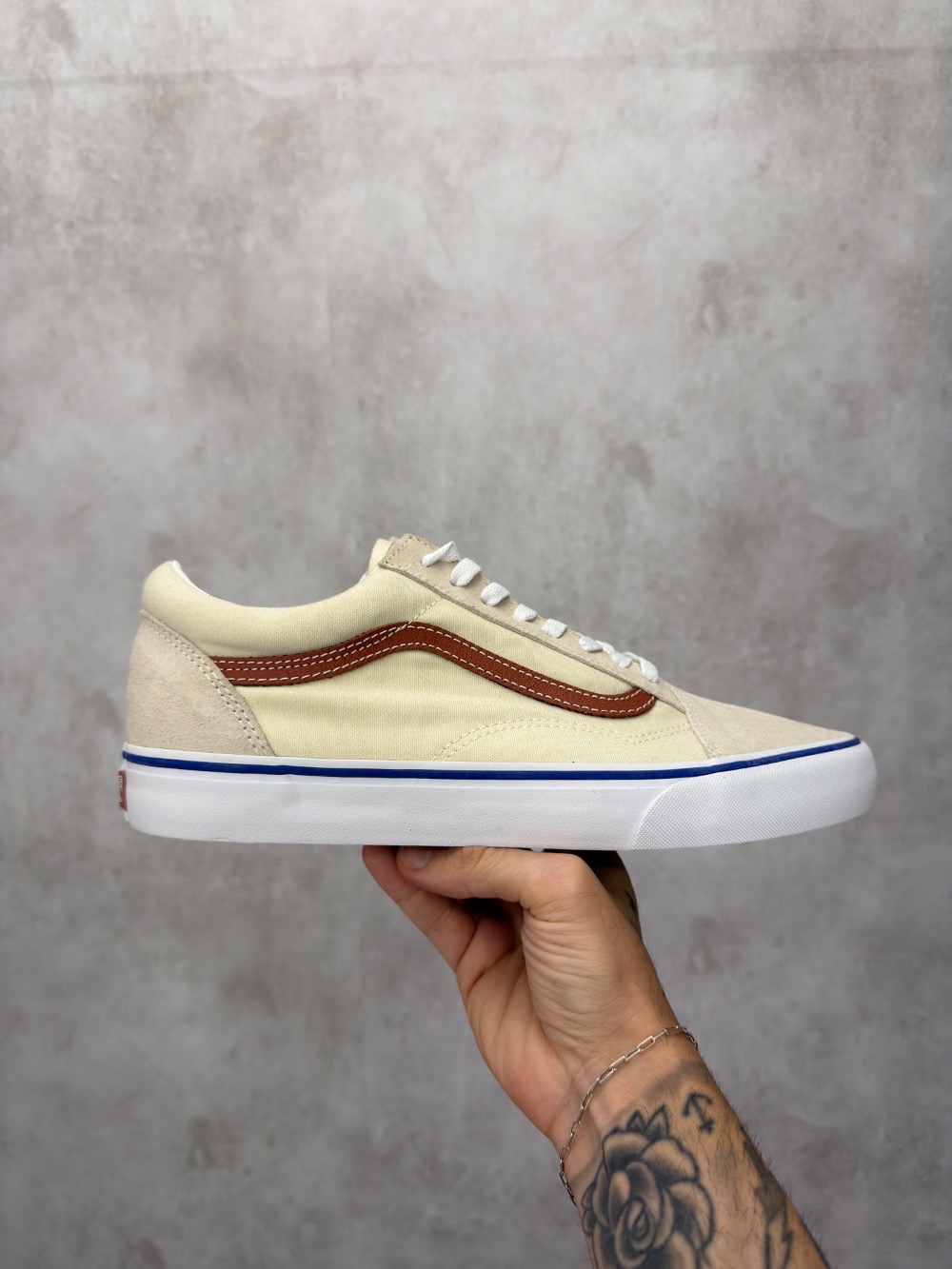 Vans Old Skool Tri-Tone Turtledove Brick Red