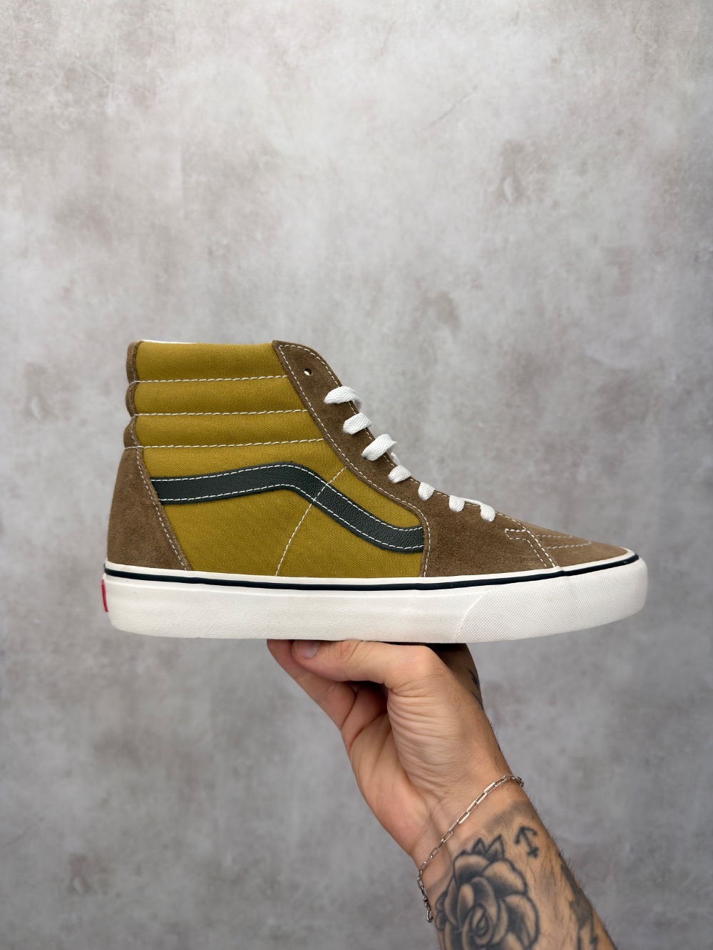Vans Sk8-hi Suede Pop Canvas Brown