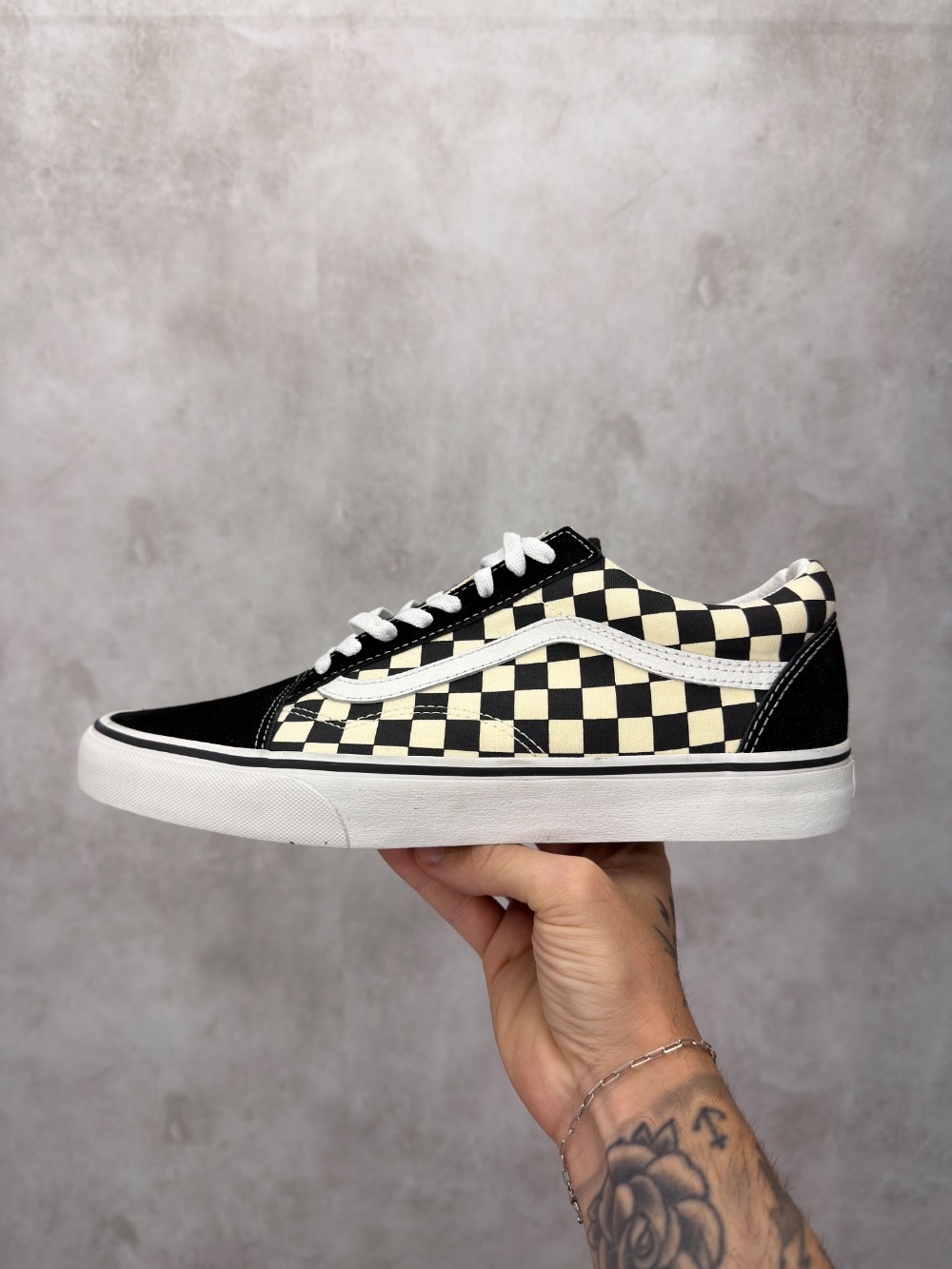 Vans Old Skool Checkerboard Black White