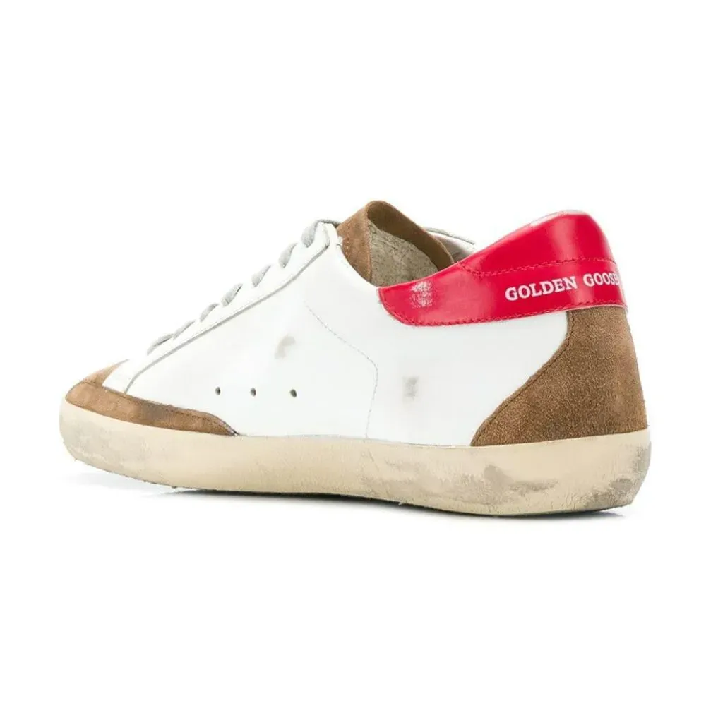 Golden Goose Vintage Superstar White Red - Droper