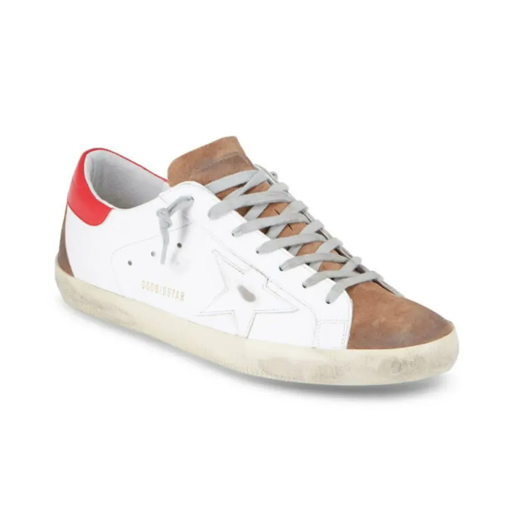 Golden Goose Vintage Superstar White Red - Droper