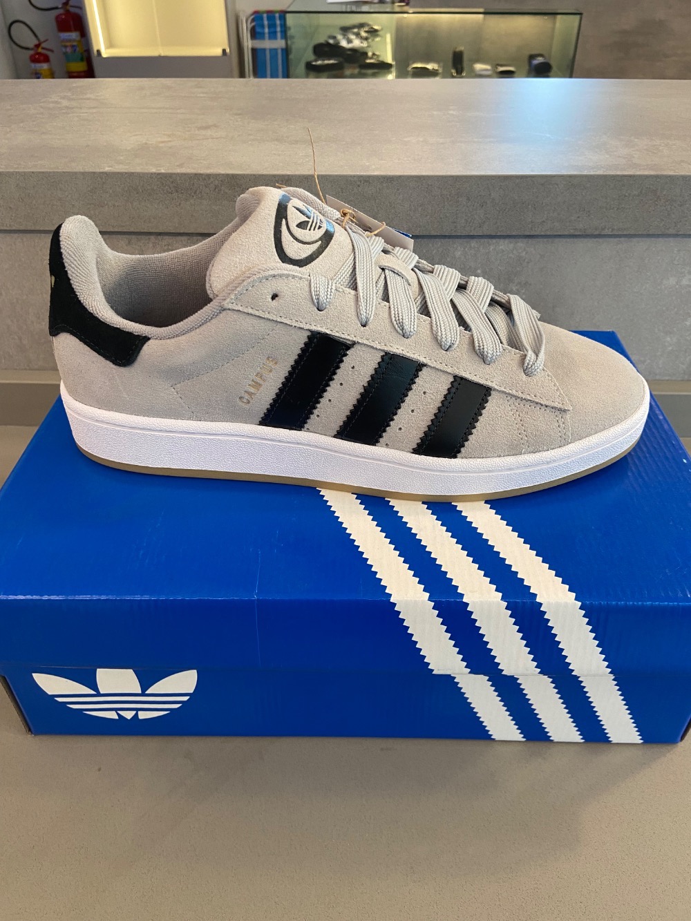 adidas Campus 00s Grey Two Core Black Cloud White — 40 / 41 / 42 / 43, Novo
