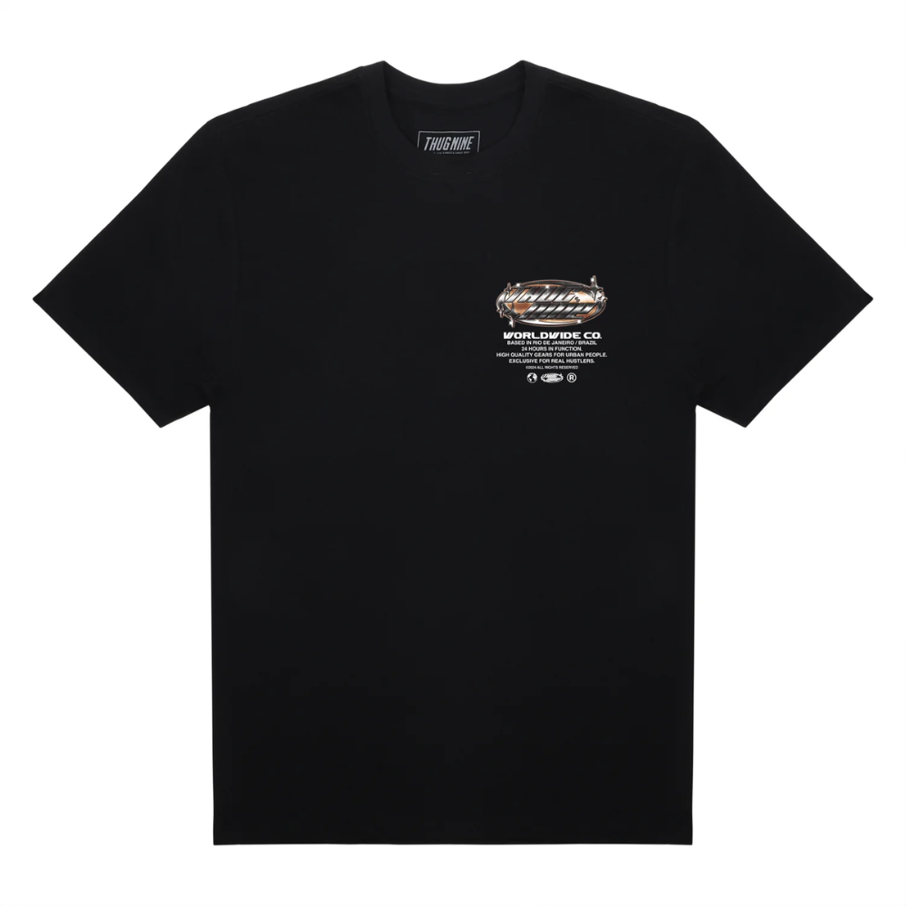 Camiseta Thug Nine Iron Work Black