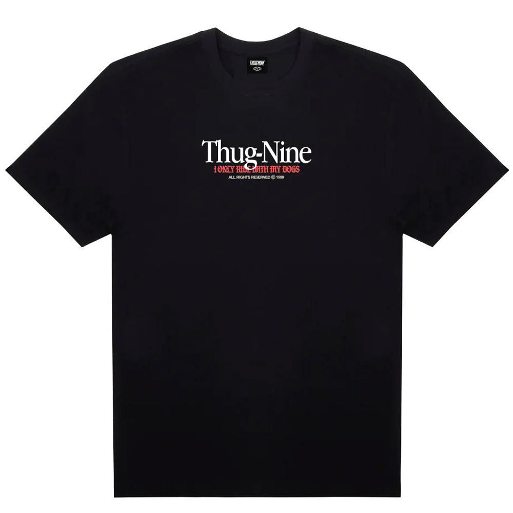 Camiseta Thug Nine My Dogs Black