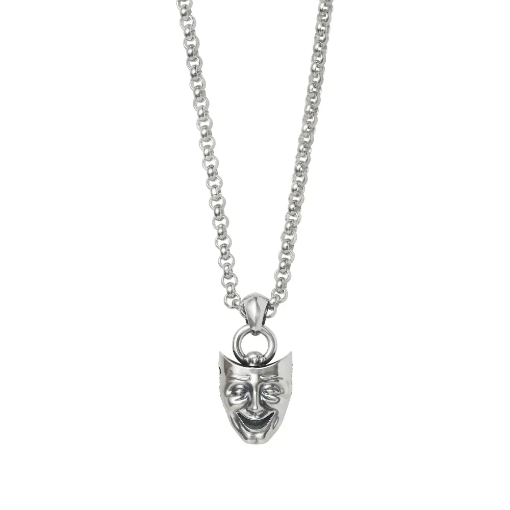 The Great Frog x Supreme Colar Drama Masks Pendant Silver SS26-W13