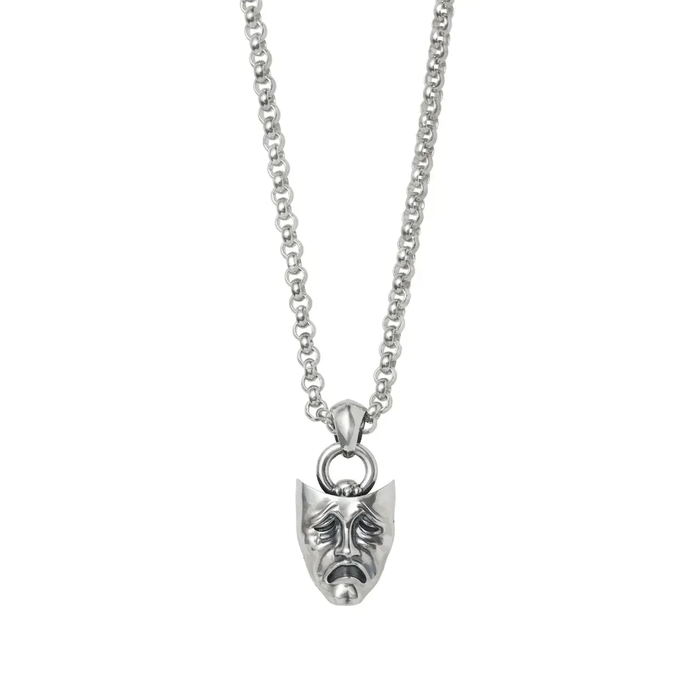 【新品】Supreme Drama Masks Pendant The Great Frog x Supreme Colar Drama Masks Pendant Silver SS26-W13