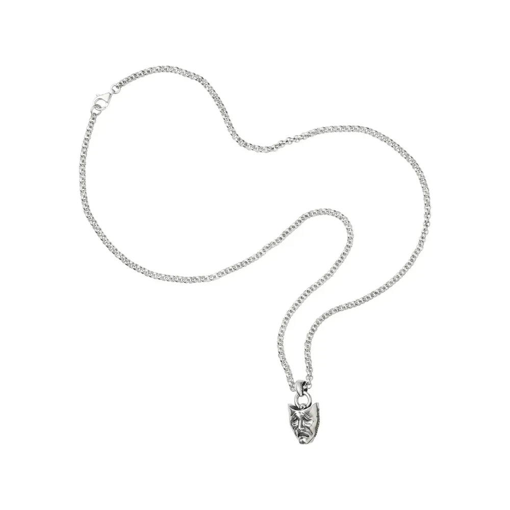 The Great Frog x Supreme Colar Drama Masks Pendant Silver SS26-W13