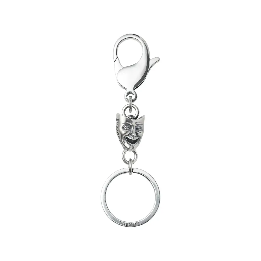 The Great Frog x Supreme Chaveiro Drama Masks Key Ring Silver SS26