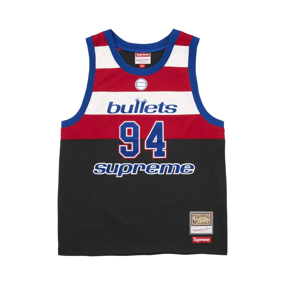 Mitchell & Ness x Supreme Regata Jersey Teams Basketball Black