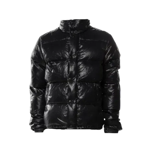 Jaqueta Moncler Cardigan Zíper Com Recorte Matelassê Black - Droper