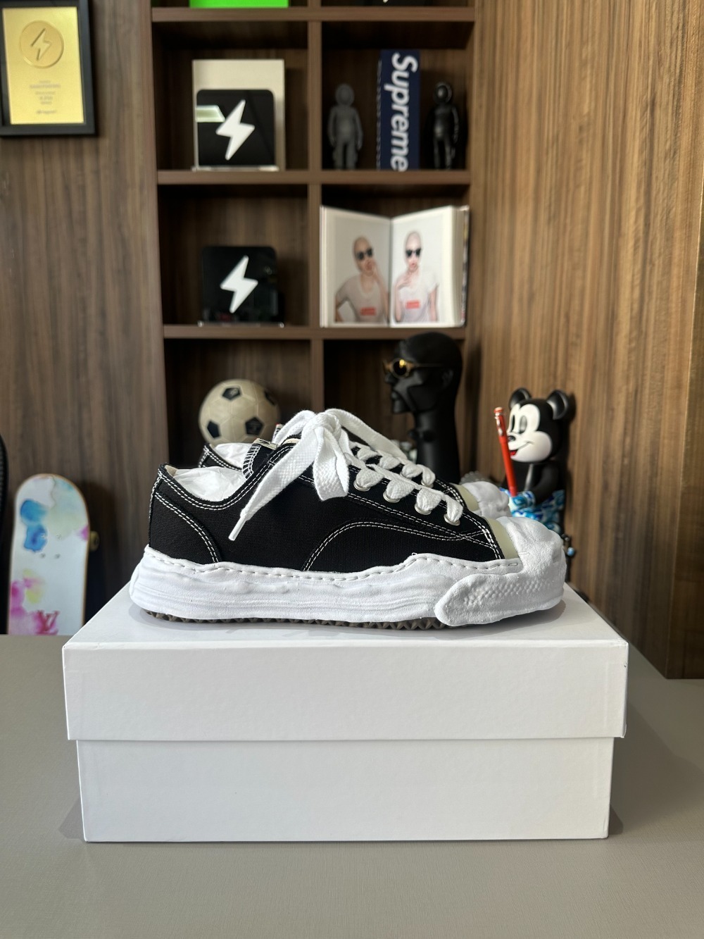 Mihara Yasuhiro Hank OG Sole Canvas Low Black