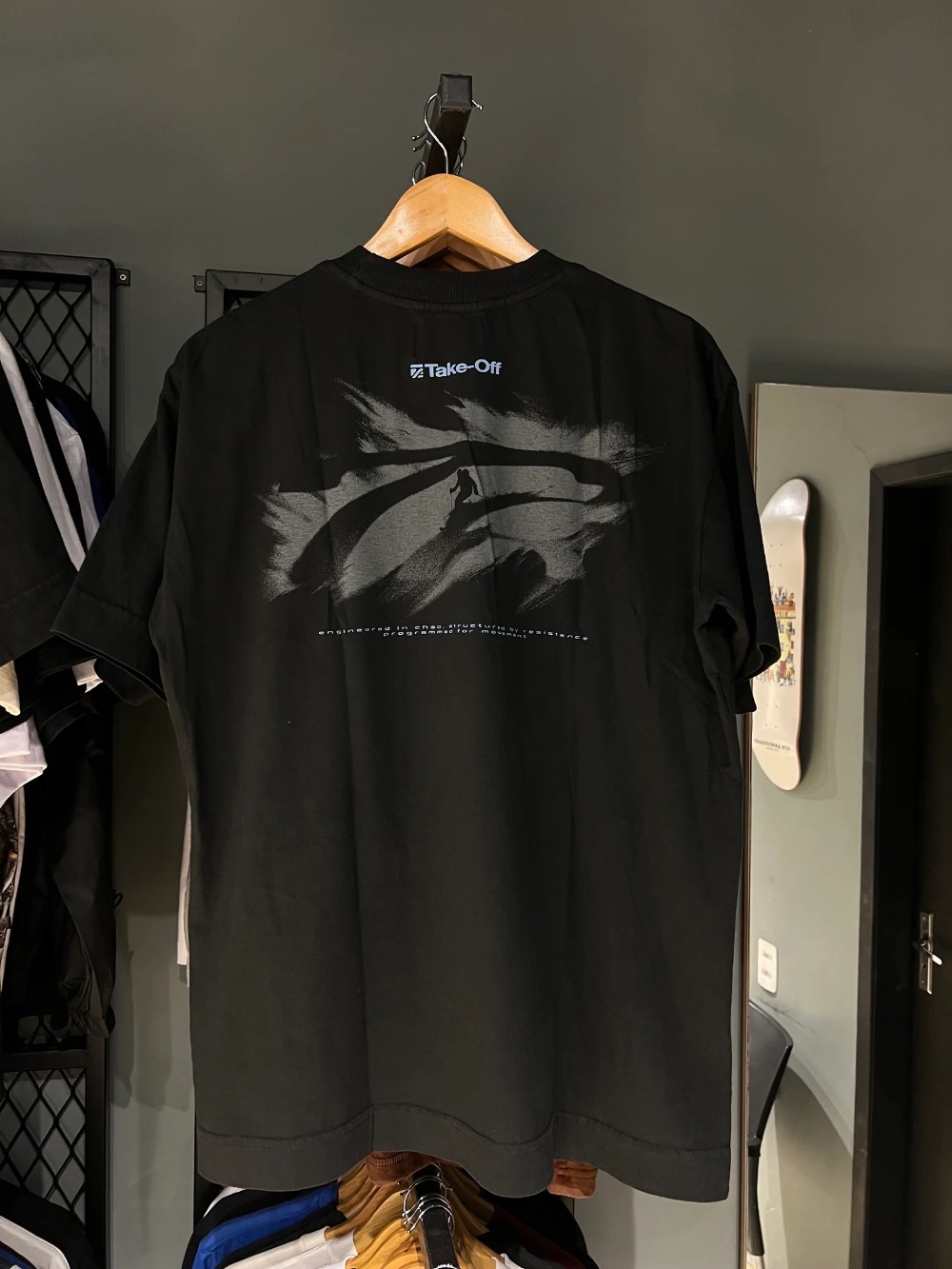 CAMISA TAKE-OFF SNOW PRETA