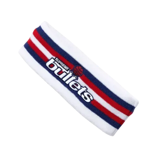 Mitchell & Ness x Supreme Headband Teams White SS26-W13 - Droper