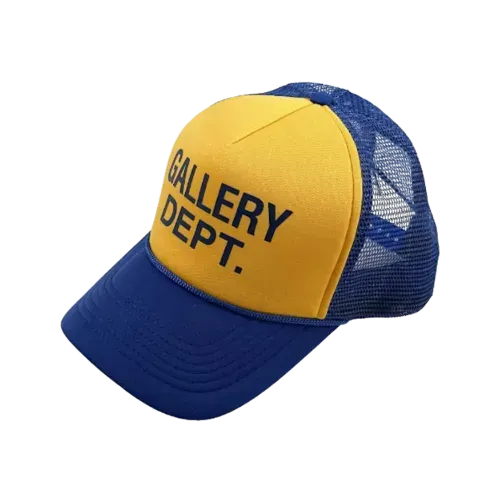 Boné Gallery Dept. Logo Trucker Blue Yellow