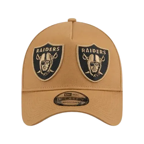 Boné New Era 940 A-Frame Las Vegas Raiders NFL Wheat Double Vision Brown