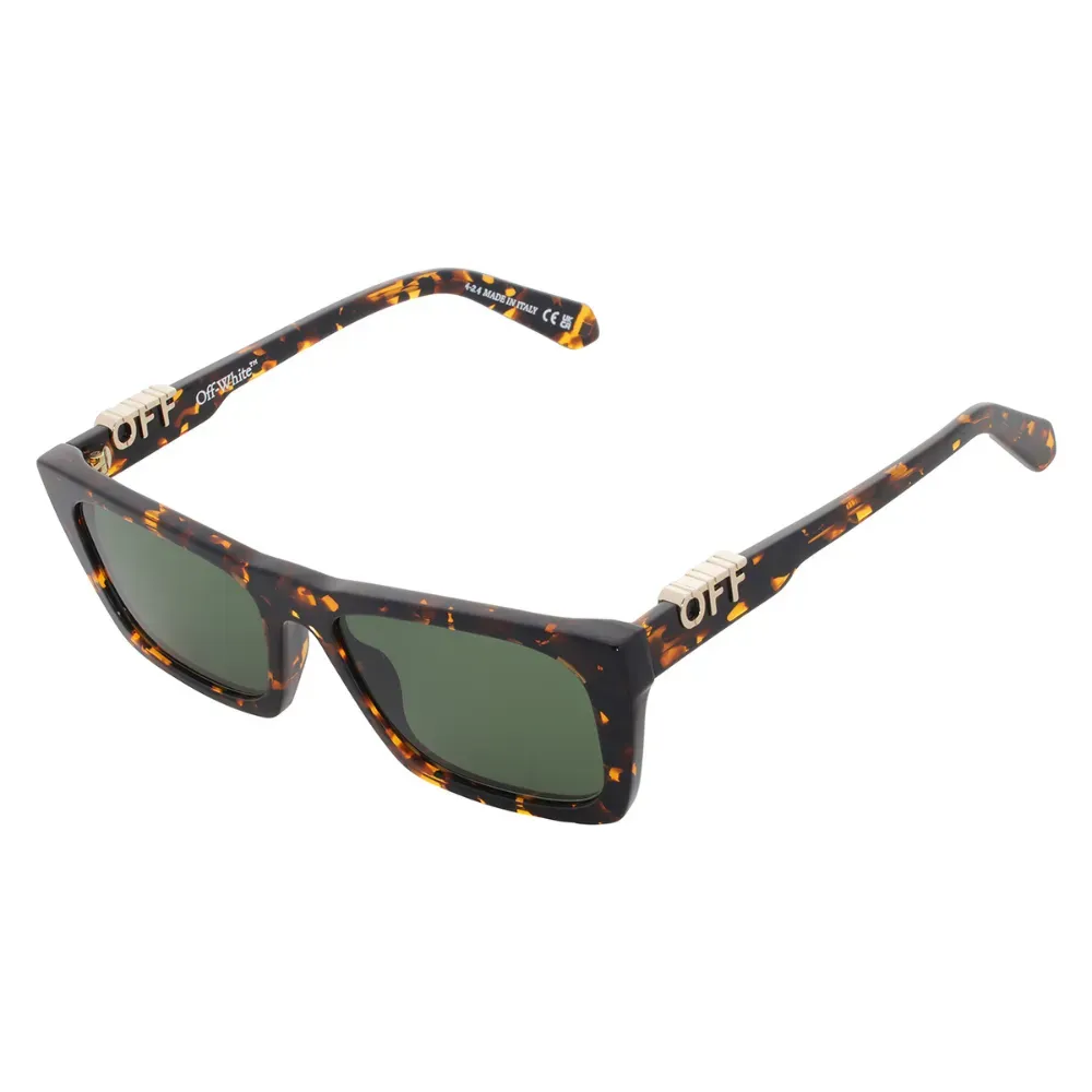 Óculos Off-White Albany Square Green - Droper