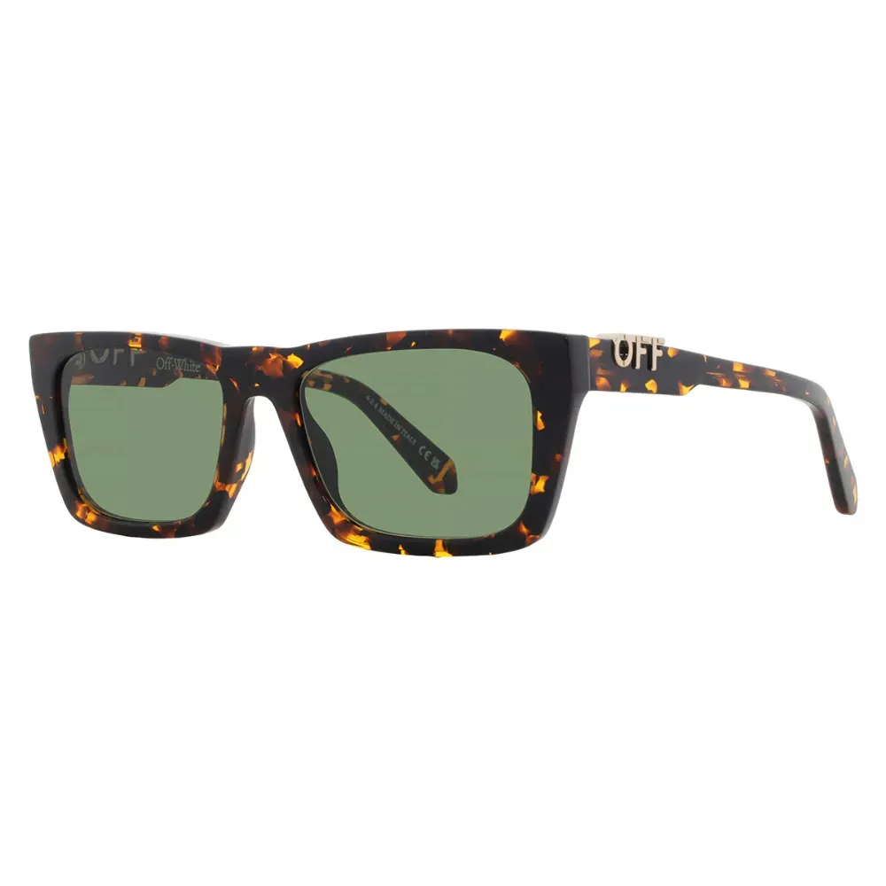Óculos Off-White Albany Square Green - Droper