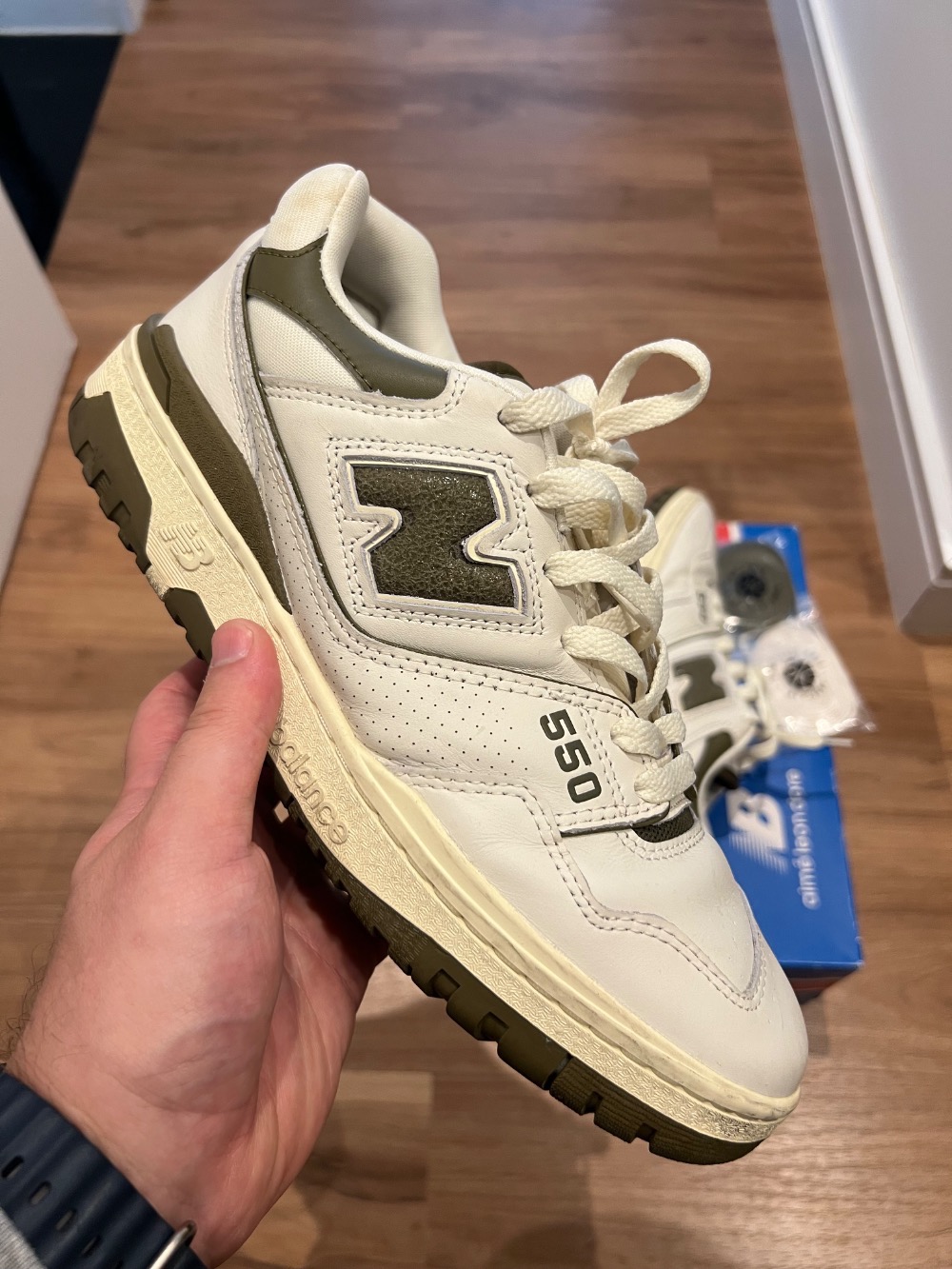 Aimé Leon Dore x New Balance 550 Olive