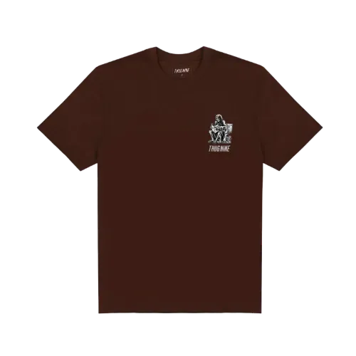 Camiseta Thug Nine Turmoil Brown