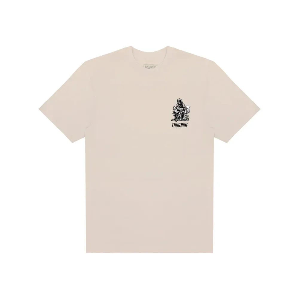 Camiseta Thug Nine Turmoil Off-White - Droper