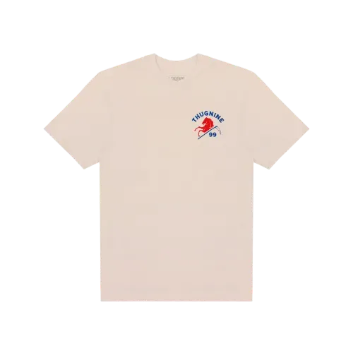 Camiseta Thug Nine Dead Messenger Beige