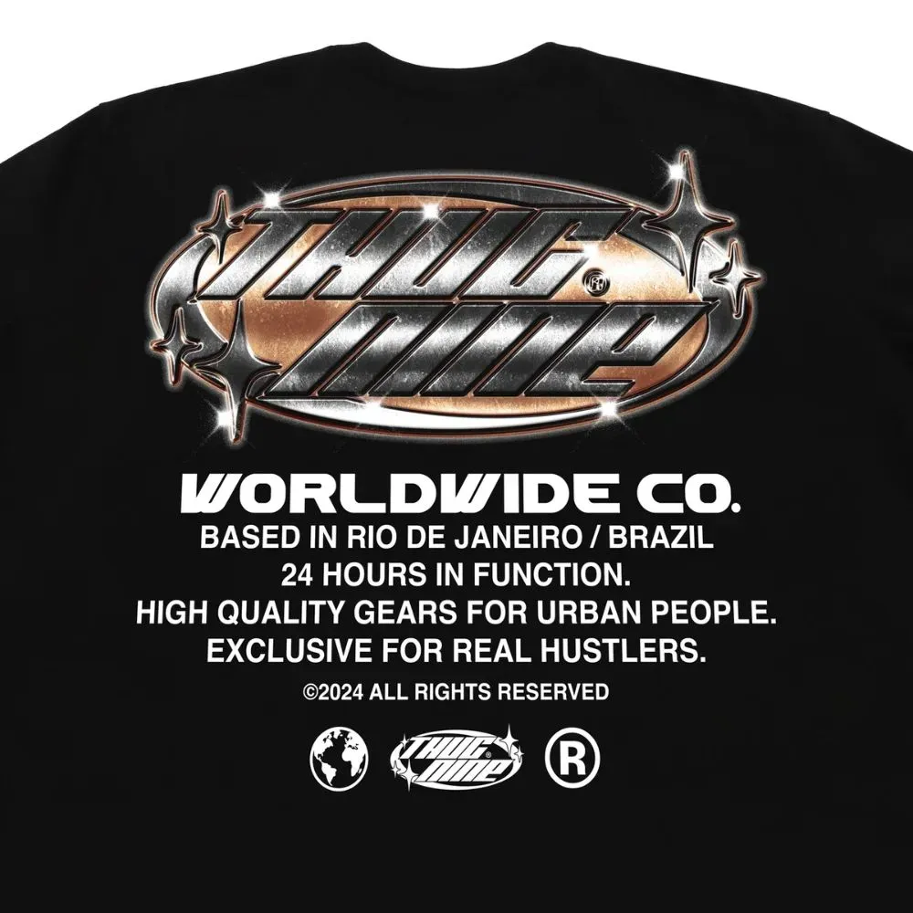 Camiseta Thug Nine Iron Work Black foto 3